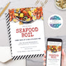 modern seafood boil invitation and e invite
